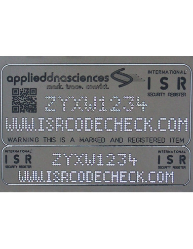 Smartsand SmartDNA/ISR-Stöldskyddsmärkning