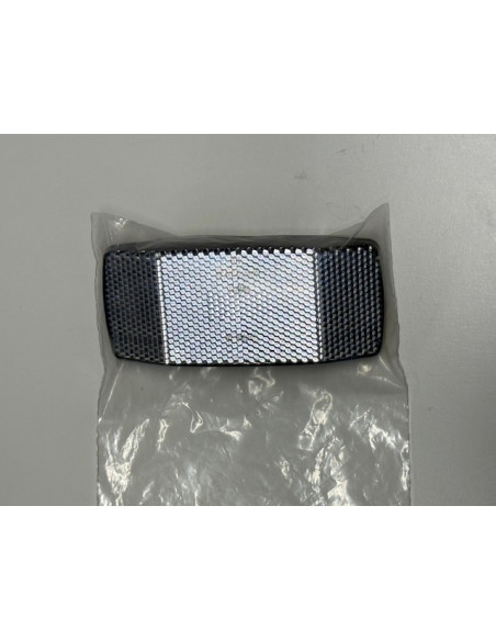 Herrmans Vidvinkelreflex Fram för Korg/Styrstamsfäste Vit