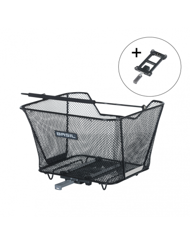 Basil Korg Lesto MIK Svart Inkl Adapterplatta