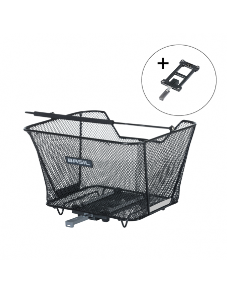 Basil Korg Lesto MIK Svart Inkl Adapterplatta