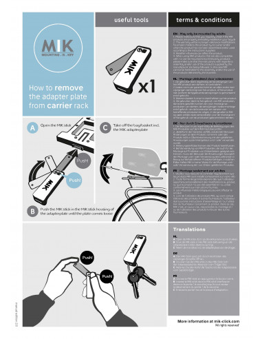 Basil Korg Lesto MIK Svart Inkl Adapterplatta