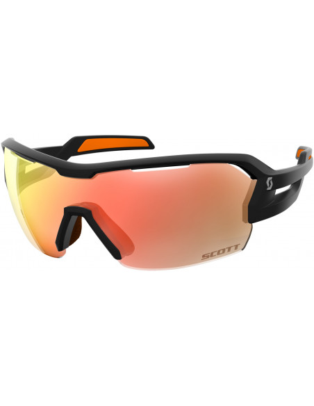Scott Glasögon Spur Black Matt/Orange Enhancer Clear - Sigge Cykel