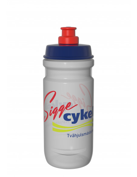 Elite Vattenflaska Sigge Cykel Logo Klar 600ml - Sigge Cykel