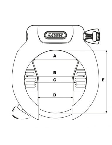 Abus Ramlås Amparo Pro 4750SL Plug-In