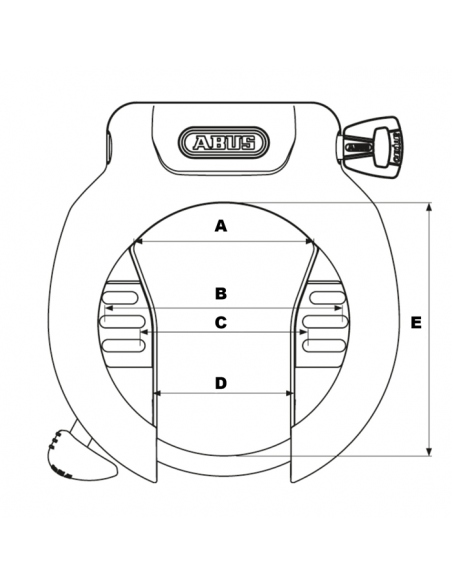 Abus Ramlås Amparo Pro 4750SL Plug-In