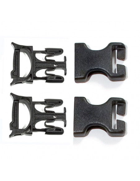 Ortlieb Tillbehör Repairbuckle Stealth 25mm Par