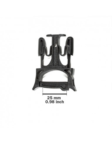 Ortlieb Tillbehör Repairbuckle Stealth 25mm Par