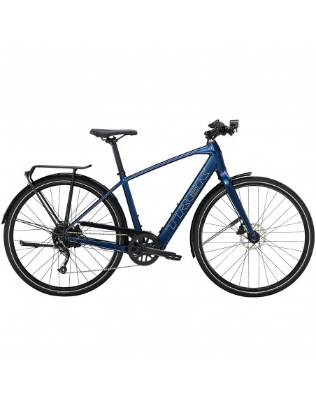 Trek FX+ 2 Satin Mulsanne Blue - Sigge Cykel