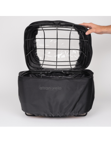 Atran Velo Regnskydd Duo Svart Med Fönster